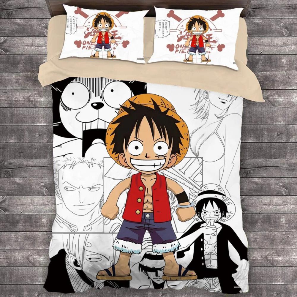 Housse De Couette Bande Dessinée One Piece Luffy Et Ses Amis Parure de lit Ensemble De Literie Housse De Couette Bande Dessinée One Piece Luffy Et Ses Amis Parure de lit Ensemble De Literie
