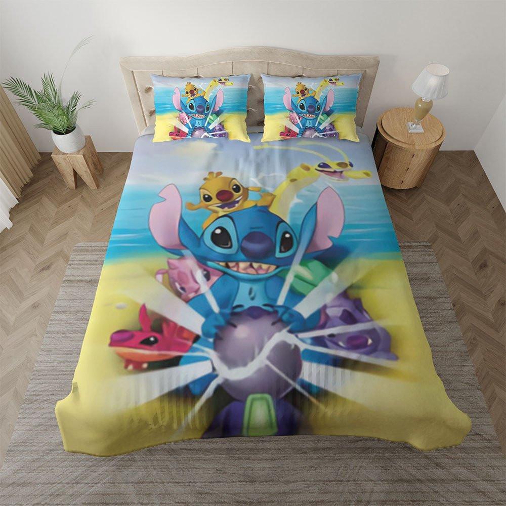 Housse De Couette Disney Lilo Et Stitch Mignon Stitch Et Ses Amis Parure de lit Ensemble De Literie Housse De Couette Disney Lilo Et Stitch Mignon Stitch Et Ses Amis Parure de lit Ensemble De Literie