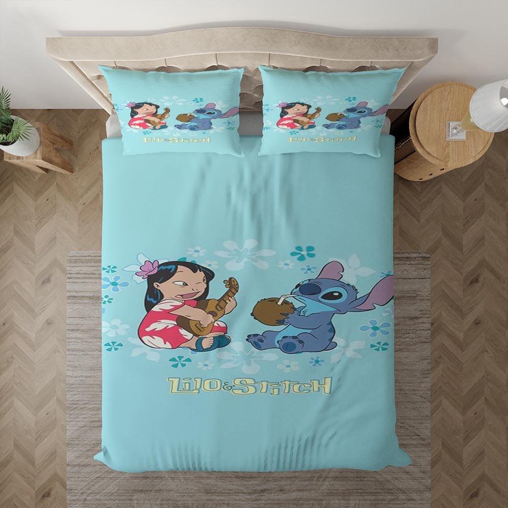 Housse De Couette Disney Lilo Et Stitch Profiter De La Vie Parure de lit Ensemble De Literie Housse De Couette Disney Lilo Et Stitch Profiter De La Vie Parure de lit Ensemble De Literie