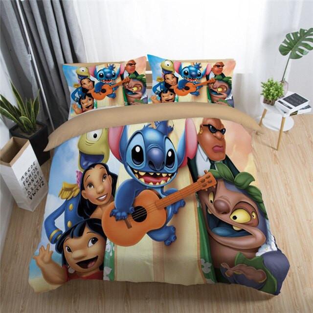 Housse De Couette Disney Stitch 225 Parure de lit Ensemble De Literie