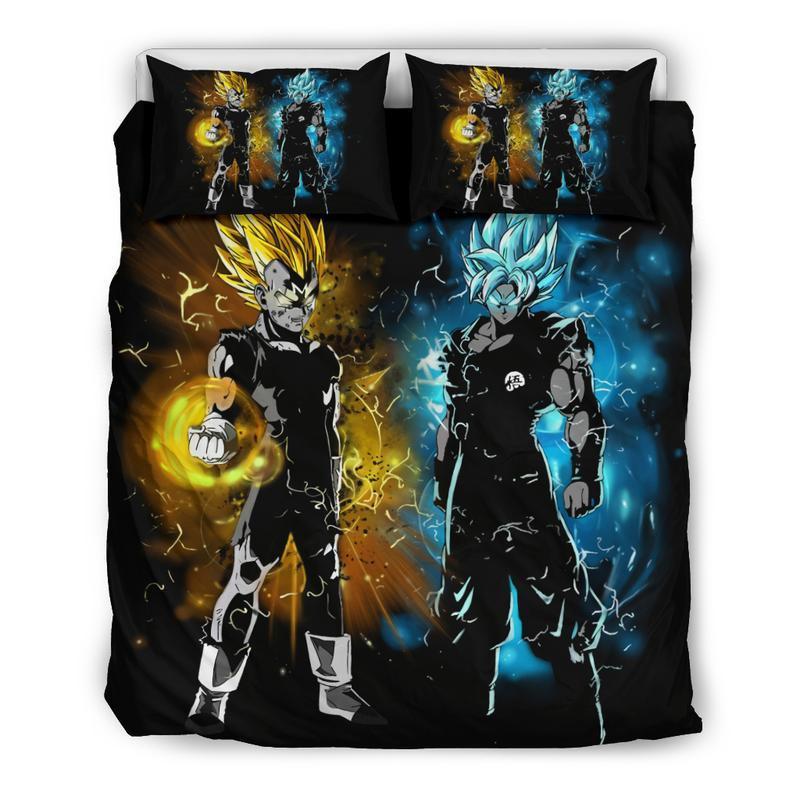 Housse De Couette Dragon Ball Goku Vegeta 03 Parure de lit Ensemble De Literie