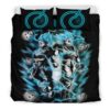 Housse De Couette Dragon Ball Goku Vegeta Bleu Parure de lit Ensemble De Literie