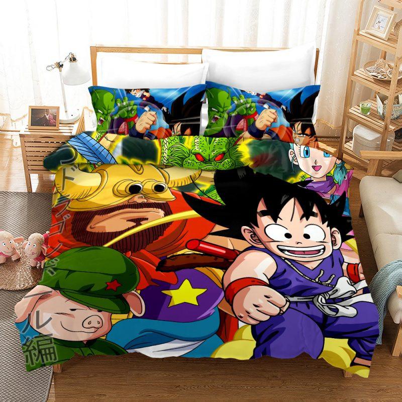 Housse De Couette Dragonball 12 Parure de lit Ensemble De Literie