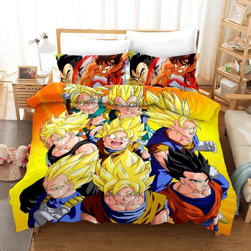Housse De Couette Dragonball 2 Parure de lit Ensemble De Literie
