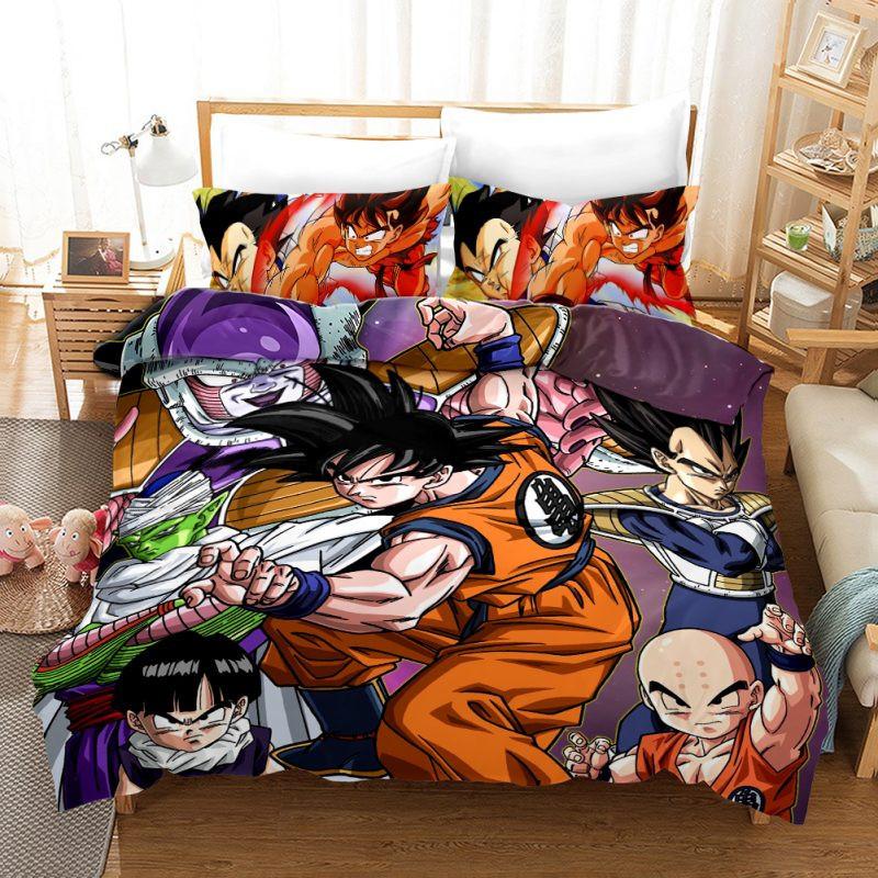 Housse De Couette Dragonball 5 Parure de lit Ensemble De Literie