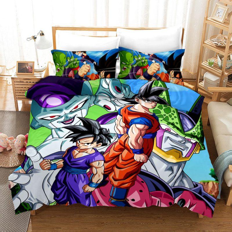Housse De Couette Dragonball 8 Parure de lit Ensemble De Literie