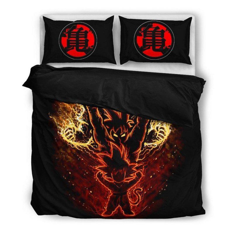 Housse De Couette Dragonball Goku 01 Parure de lit Ensemble De Literie
