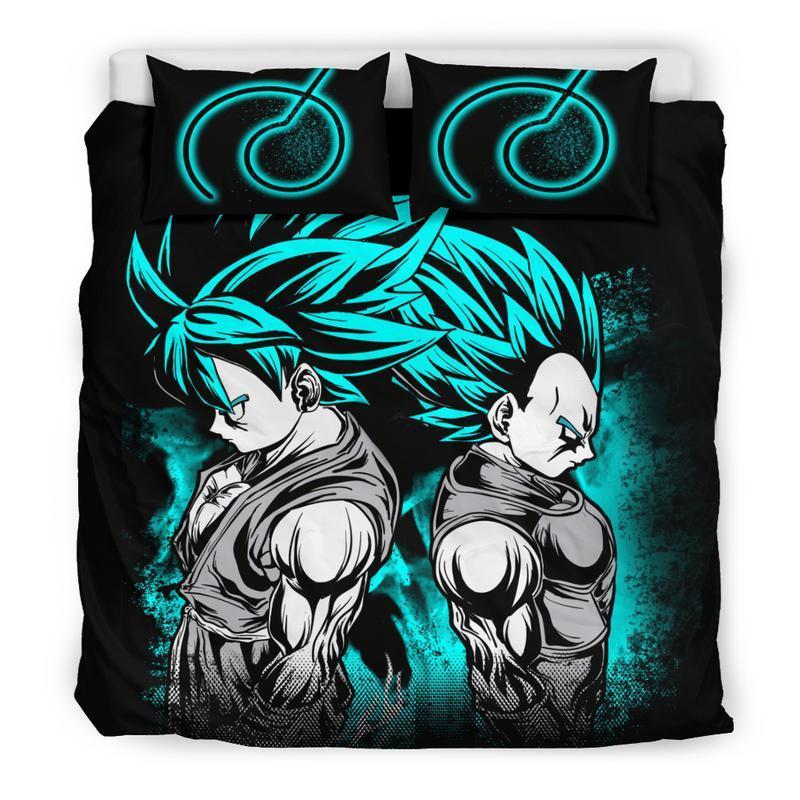 Housse De Couette Goku Et Vegeta Dragon Ball Parure de lit Ensemble De Literie