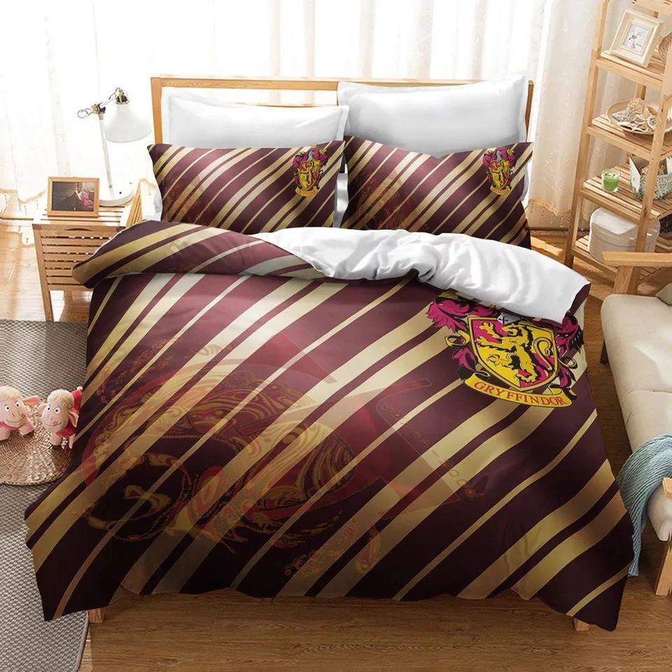 Housse De Couette Harry Potter Gryffondor 2 Parure de lit Ensemble De Literie