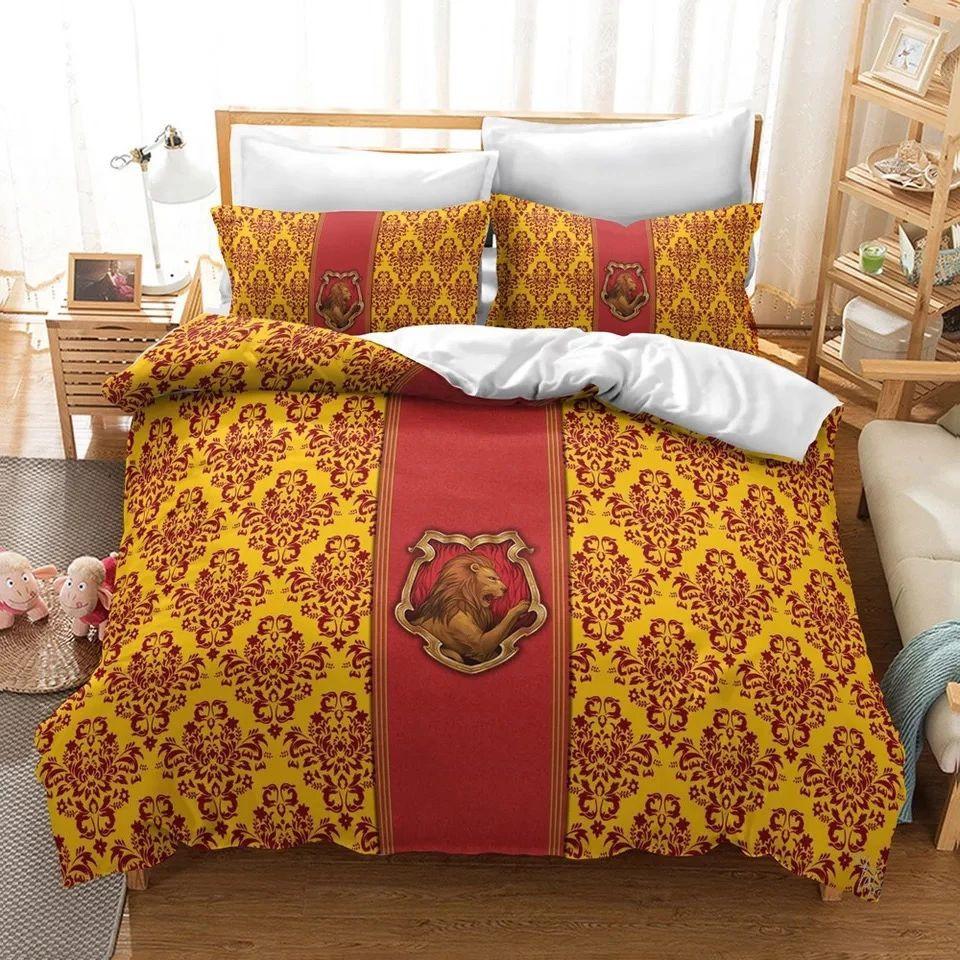 Housse De Couette Harry Potter Gryffondor 3 Parure de lit Ensemble De Literie