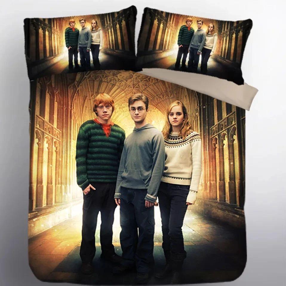 Housse De Couette Harry Potter Poudlard 11 Parure de lit Ensemble De Literie