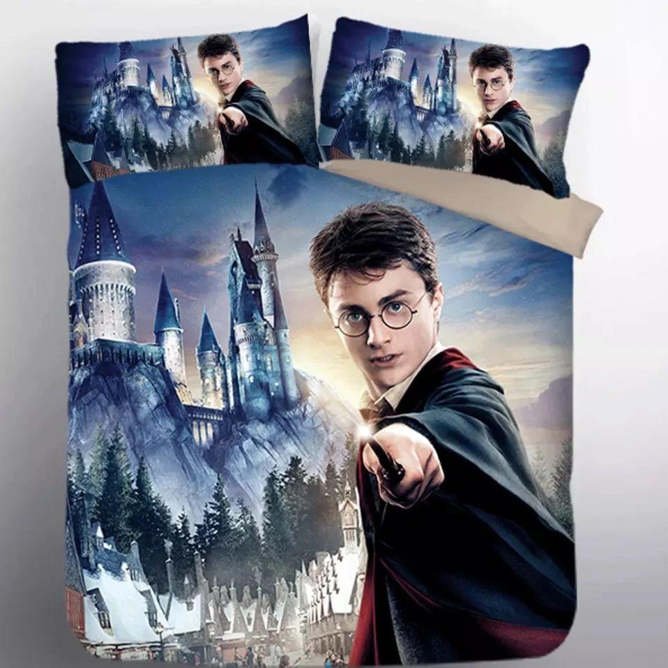 Housse De Couette Harry Potter Poudlard 2 Parure de lit Ensemble De Literie