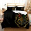 Housse De Couette Harry Potter Poudlard 23 Parure de lit Ensemble De Literie