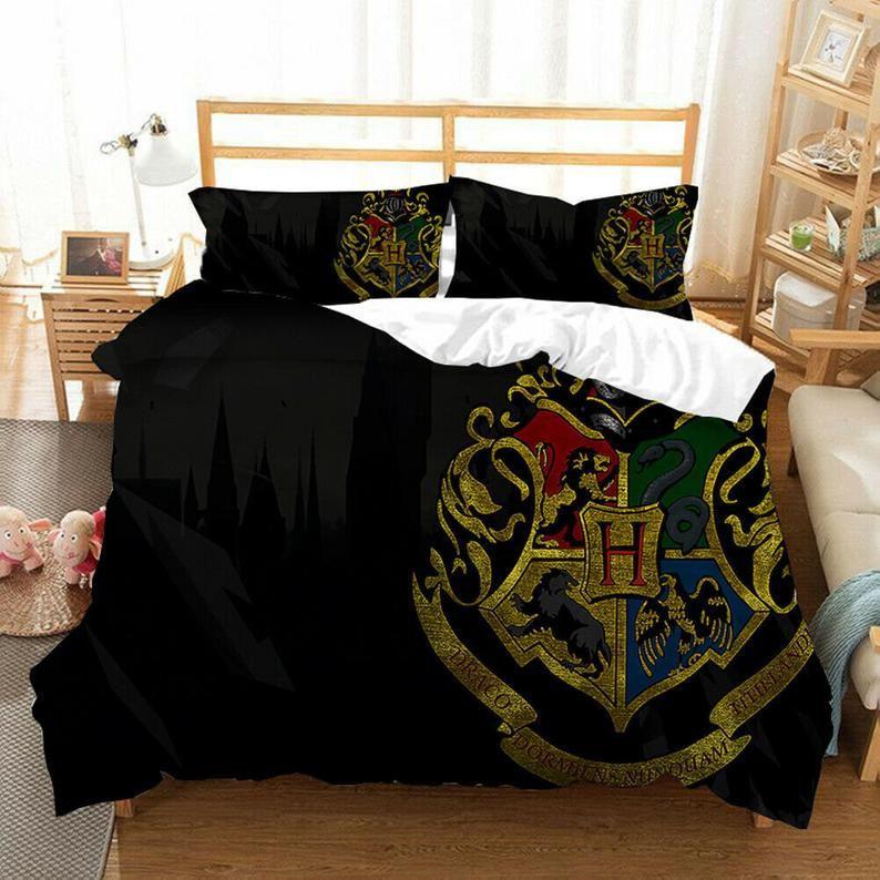 Housse De Couette Harry Potter Poudlard 23 Parure de lit Ensemble De Literie
