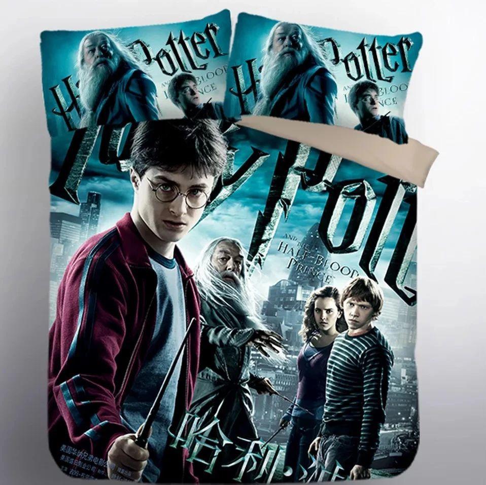 Housse De Couette Harry Potter Poudlard 4 Parure de lit Ensemble De Literie