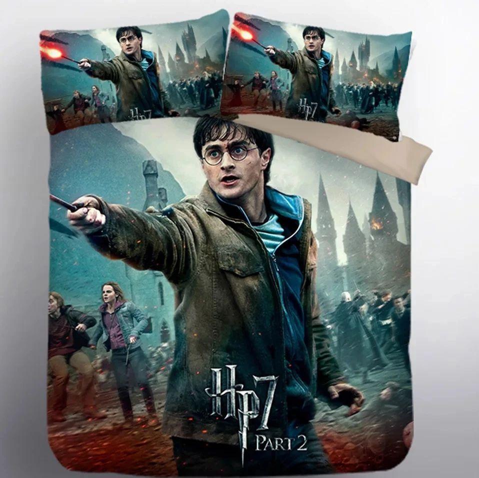 Housse De Couette Harry Potter Poudlard 5 Parure de lit Ensemble De Literie