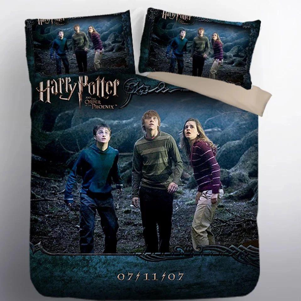Housse De Couette Harry Potter Poudlard 6 Parure de lit Ensemble De Literie