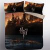 Housse De Couette Harry Potter Poudlard 7 Parure de lit Ensemble De Literie