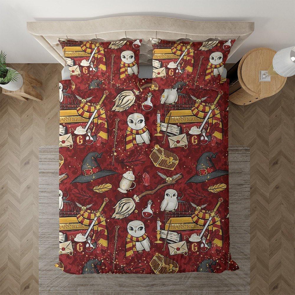 Housse De Couette Harry Potter Poudlard Maison Gryffondor Parure de lit Ensemble De Literie Housse De Couette Harry Potter Poudlard Maison Gryffondor Parure de lit Ensemble De Literie