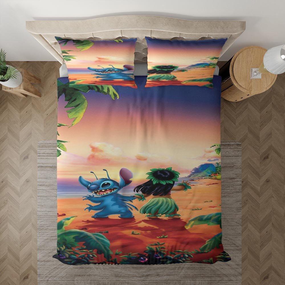 Housse De Couette Lilo Et Stitch Disney Dessin Animé Parure de lit Ensemble De Literie Housse De Couette Lilo Et Stitch Disney Dessin Animé Parure de lit Ensemble De Literie