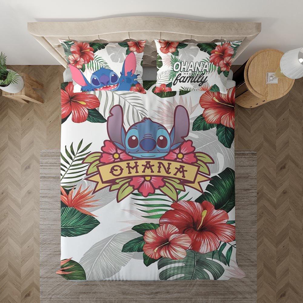 Housse De Couette Lilo Et Stitch Ohana Signifie Famille Parure de lit Ensemble De Literie Housse De Couette Lilo Et Stitch Ohana Signifie Famille Parure de lit Ensemble De Literie