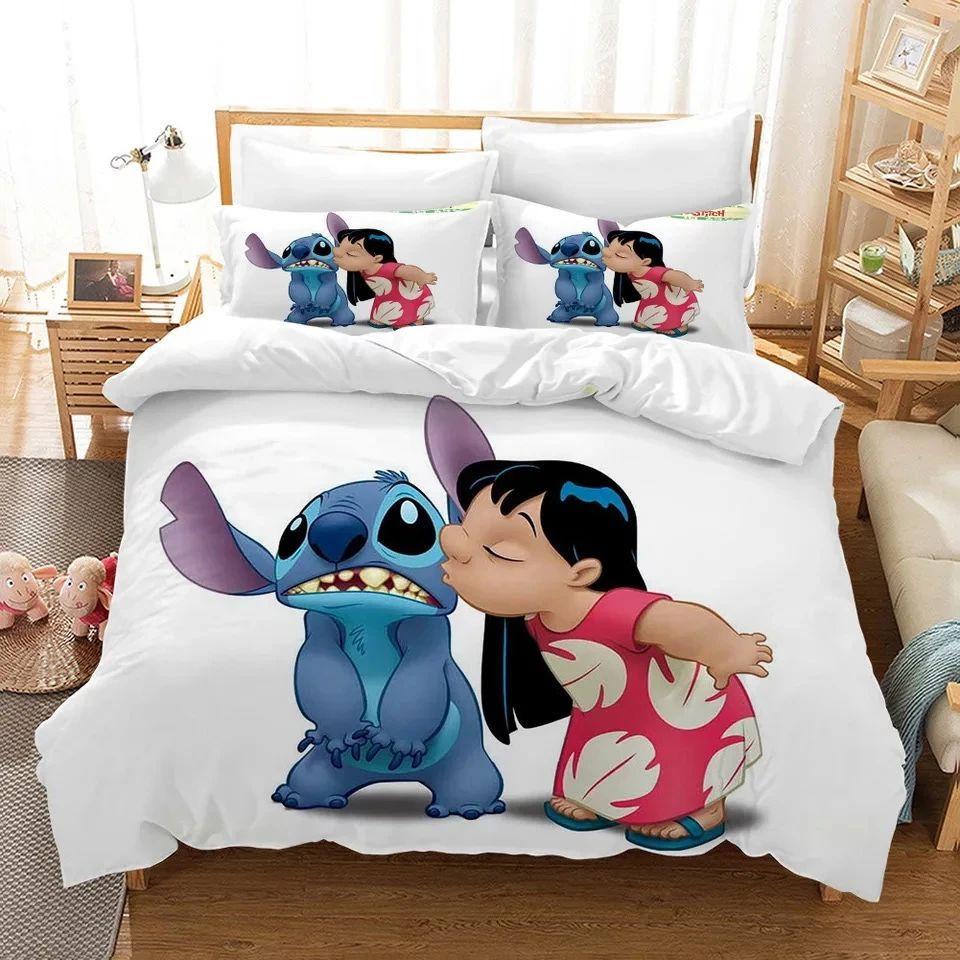 Housse De Couette Lilo Et Stitch Parure de lit Ensemble De Literie Housse De Couette Lilo Et Stitch Parure de lit Ensemble De Literie