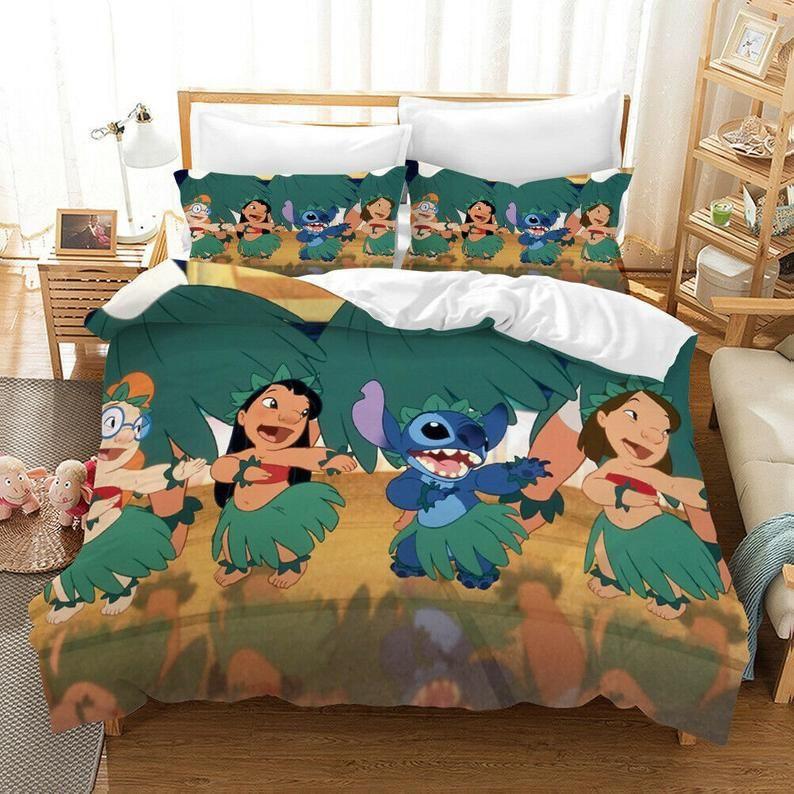 Housse De Couette Lilo Stitch Danse Parure de lit Ensemble De Literie Housse De Couette Lilo Stitch Danse Parure de lit Ensemble De Literie