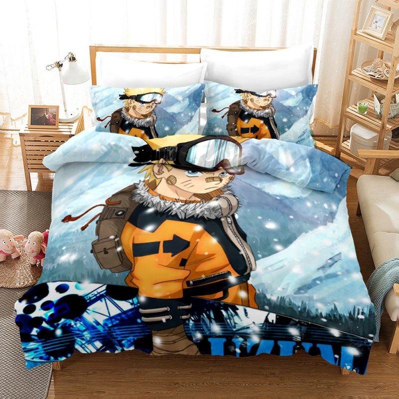 Housse De Couette Naruto 10 Parure de lit Ensemble De Literie