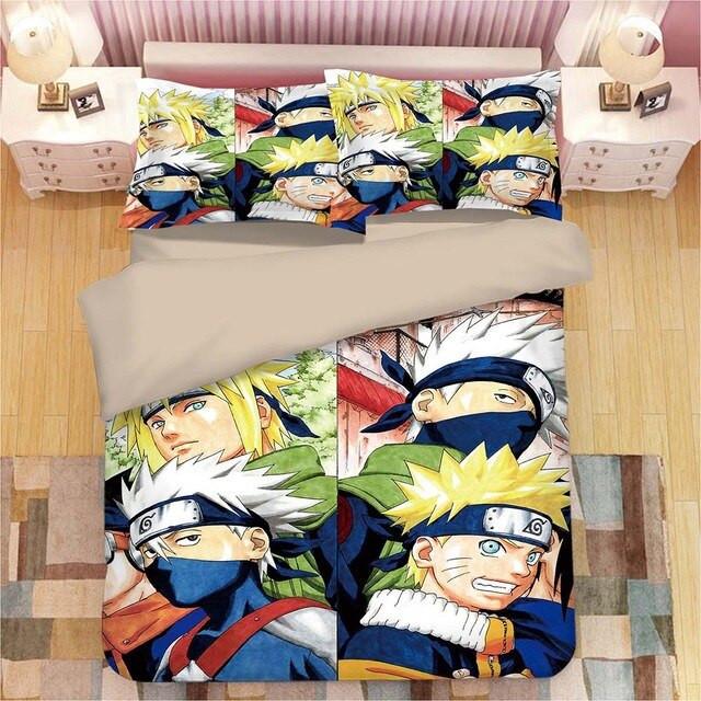 Housse De Couette Naruto Anime 01 Parure de lit Ensemble De Literie Housse De Couette Naruto Anime 01 Parure de lit Ensemble De Literie