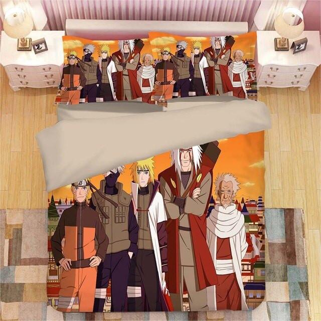 Housse De Couette Naruto Anime 08 Parure de lit Ensemble De Literie Housse De Couette Naruto Anime 08 Parure de lit Ensemble De Literie