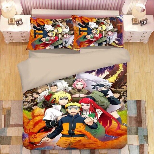 Housse De Couette Naruto Anime 09 Parure de lit Ensemble De Literie Housse De Couette Naruto Anime 09 Parure de lit Ensemble De Literie