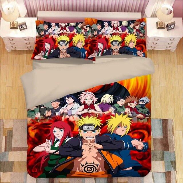 Housse De Couette Naruto Anime 10 Parure de lit Ensemble De Literie Housse De Couette Naruto Anime 10 Parure de lit Ensemble De Literie