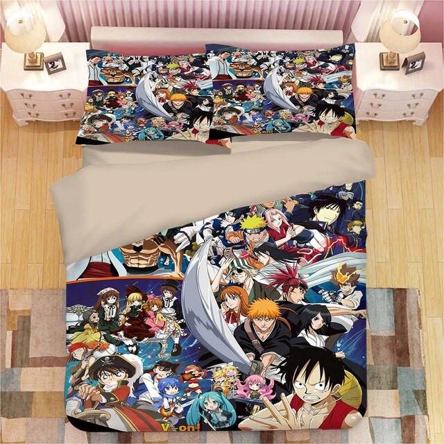 Housse De Couette Naruto Anime 11 Parure de lit Ensemble De Literie Housse De Couette Naruto Anime 11 Parure de lit Ensemble De Literie