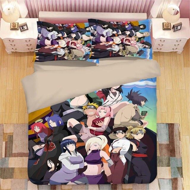 Housse De Couette Naruto Animé 12 Parure de lit Ensemble De Literie Housse De Couette Naruto Animé 12 Parure de lit Ensemble De Literie