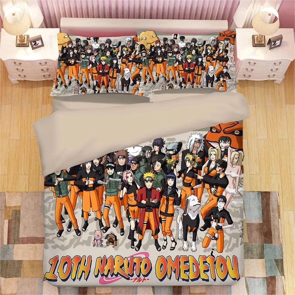 Housse De Couette Naruto Uzumaki Naruto 15 Parure de lit Ensemble De Literie