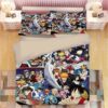 Housse De Couette Naruto Uzumaki Naruto 17 Tous Les Personnages Parure de lit Ensemble De Literie