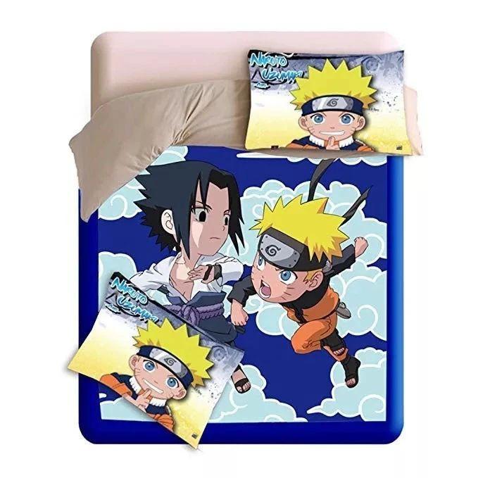 Housse De Couette Naruto Uzumaki Naruto 4 Parure de lit Ensemble De Literie