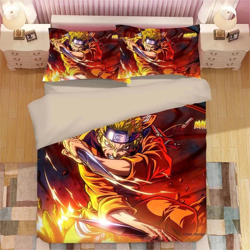 Housse De Couette Naruto Uzumaki Naruto 7 Parure de lit Ensemble De Literie