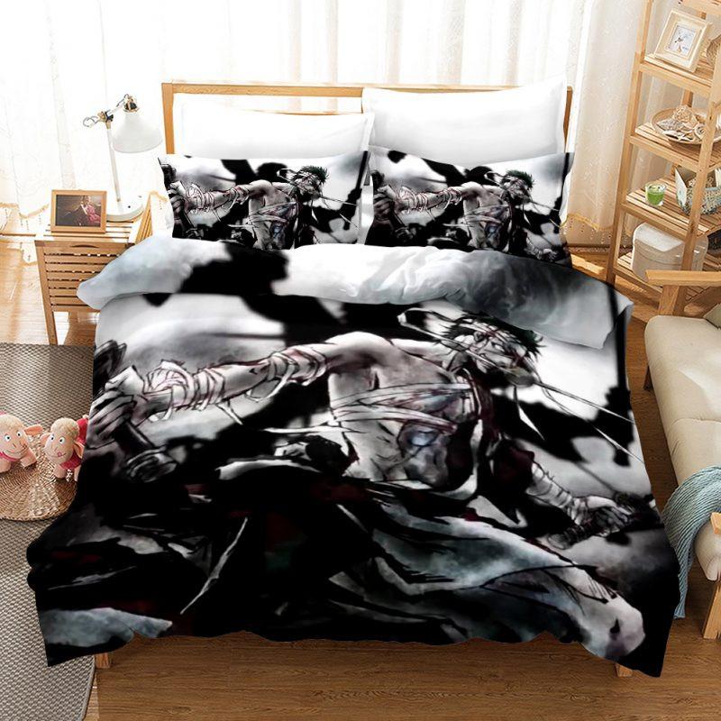 Housse De Couette One Piece 10 Bande Dessinée Zoro Parure de lit Ensemble De Literie Housse De Couette One Piece 10 Bande Dessinée Zoro Parure de lit Ensemble De Literie
