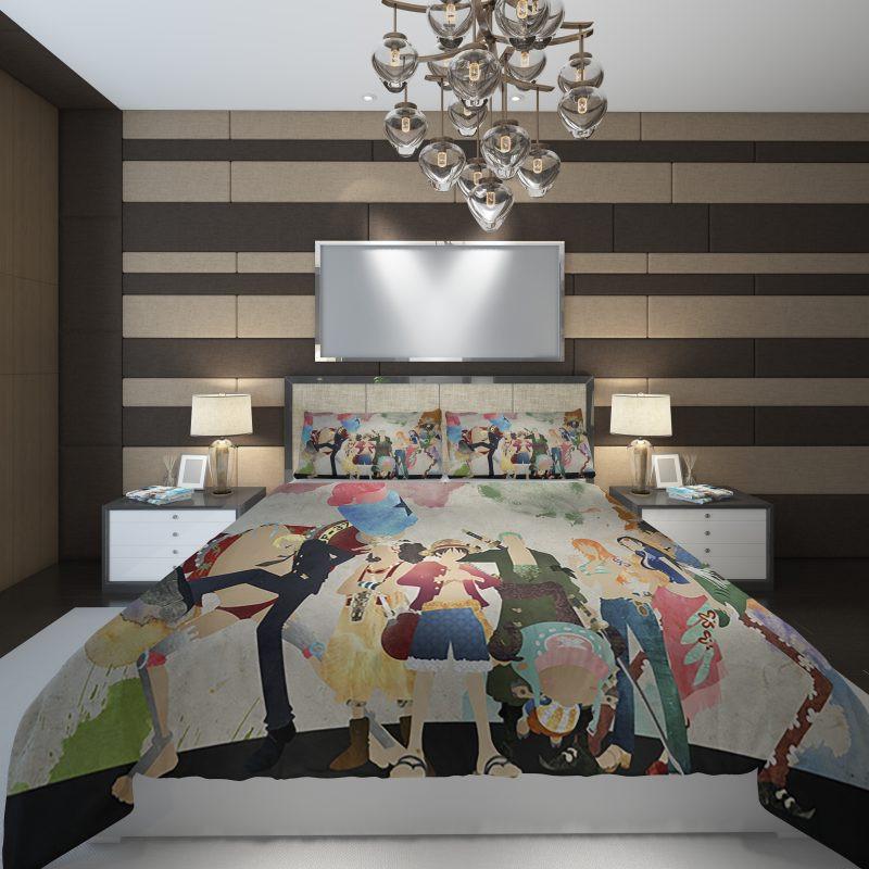 Housse De Couette One Piece 24 Tous Les Personnages Parure de lit Ensemble De Literie Housse De Couette One Piece 24 Tous Les Personnages Parure de lit Ensemble De Literie