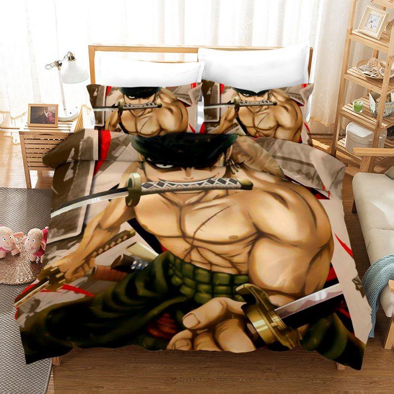 Housse De Couette One Piece 32 Zoro Parure de lit Ensemble De Literie Housse De Couette One Piece 32 Zoro Parure de lit Ensemble De Literie