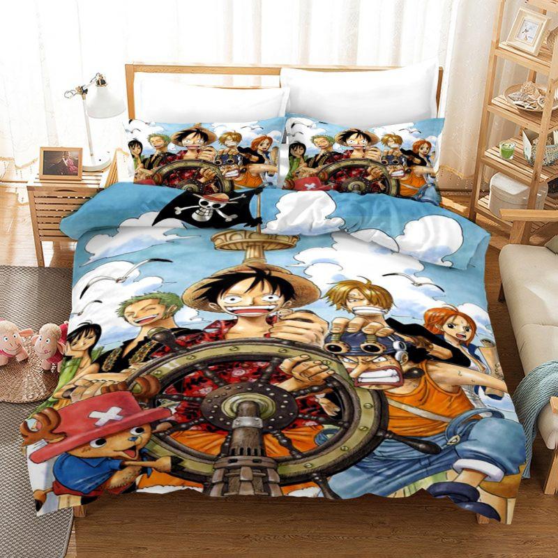 Housse De Couette One Piece 36 Tous Les Personnages Parure de lit Ensemble De Literie Housse De Couette One Piece 36 Tous Les Personnages Parure de lit Ensemble De Literie