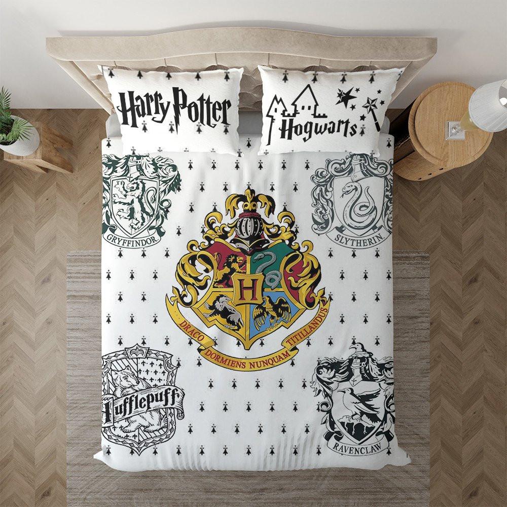 Housse De Couette Sceaux De Poudlard Harry Potter Parure de lit Ensemble De Literie