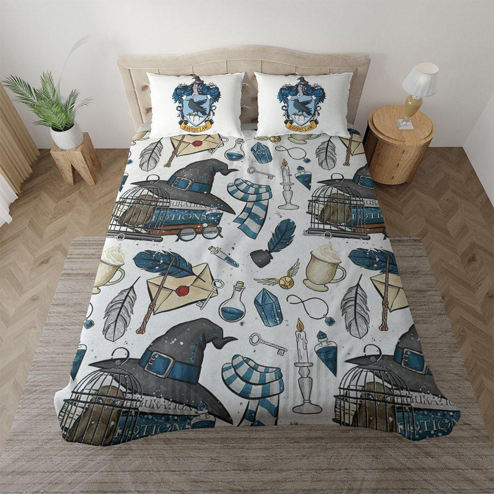 Housse De Couette Sceaux Serdaigle Harry Potter Parure de lit Ensemble De Literie