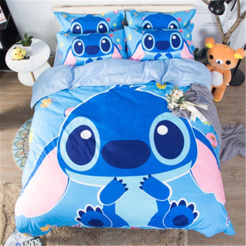 Housse De Couette Stitch Et Lilo 8 Parure de lit Ensemble De Literie
