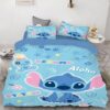 Housse De Couette Stitch Et Lilo Stitch 3 Parure de lit Ensemble De Literie