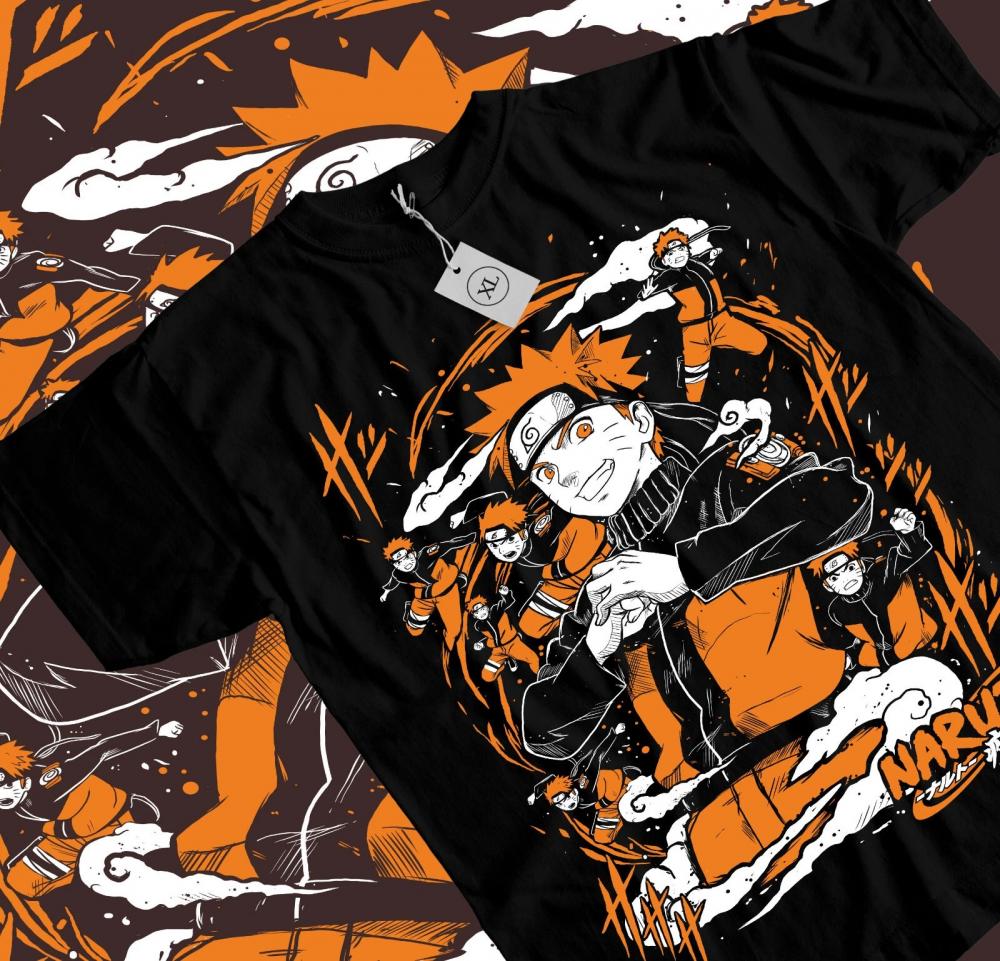 Naruto T-Shirt Madara Uchiha T-Shirt Manga Strip Anime Manga Shirt Graphic Tee
