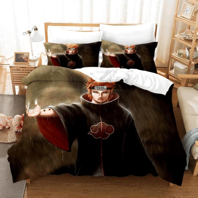 Parure de lit Akasuki Naruto Shippuden 7, amoureux de Naruto Housse De Couette Ensemble De Literie Parure de lit Akasuki Naruto Shippuden 7, amoureux de Naruto Housse De Couette Ensemble De Literie