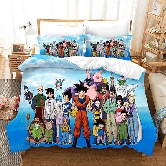 Parure de lit Amant de Dragon Ball 1 Housse De Couette Ensemble De Literie