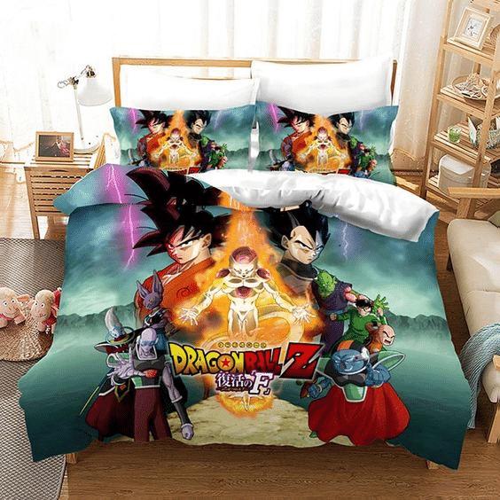 Parure de lit Amant de Dragon Ball 10 Housse De Couette Ensemble De Literie